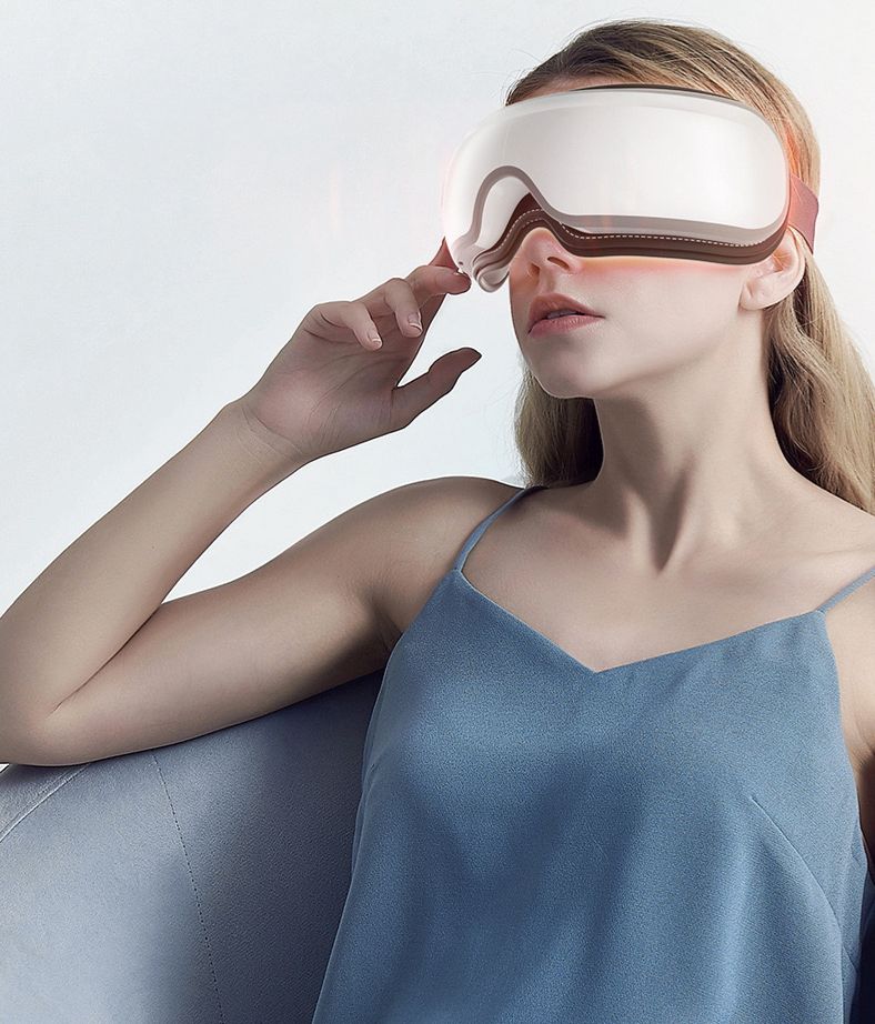 Masque de Massage Chauffant pour les Yeux – Bluetooth & Relaxation Complète (Copie)